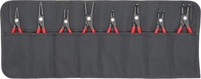 KNIPEX – 00 19 58 V02 Tools – 8 Piece Precision Circlip Pliers Set (001958V02)