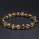 Gold Rutilated Quartz Bracelet