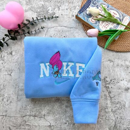 Viva and Floyd ā Trolls Embroidered Sweatshirt Viva and Floyd ā Trolls Embroidered Sweatshirt
