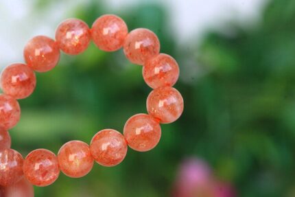 Golden Strawberry Quartz Bracelet