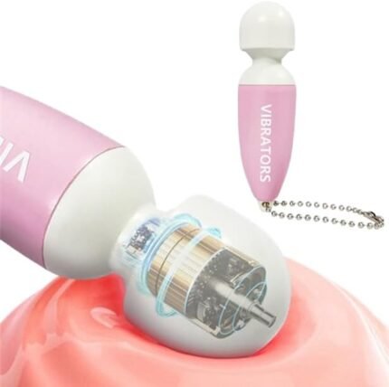 Bullet Vibrator Sex Toy, Mini Vibrator Vibrater Adult Toys Vibradores, Vibrators Nipple Clitorals Stimulator Adult Sex Toys & Games, Powerful Vibrator Bullet for Women Sex Toys (Pink)
