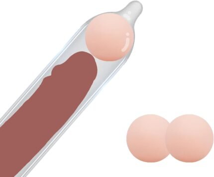 Silicone Penis Enlarger Condom Balls Pennis Sleeve Accessory 3pcs Male Cock Extender Reusable Penis Enlargement Ultra-Soft Stretchy Penis Extension for Men Gay Couple Sex Games Kinky Toys