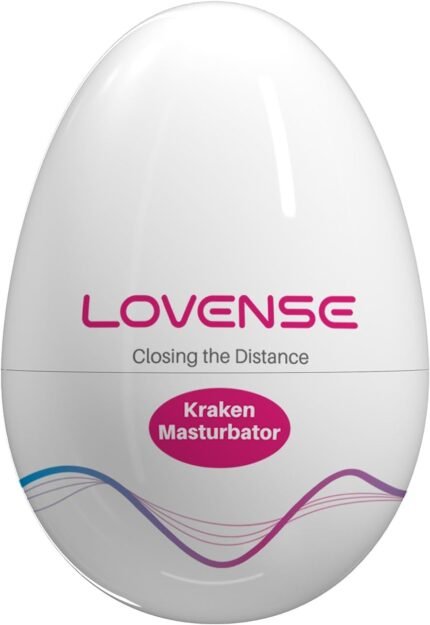 LOVENSE Kraken Male Masturbator Egg, Disposable Pocket Pussy Masturbators Sleeve, Portable Blowjob Adult Male Sex Toys for Men Masturbation,1 Count
