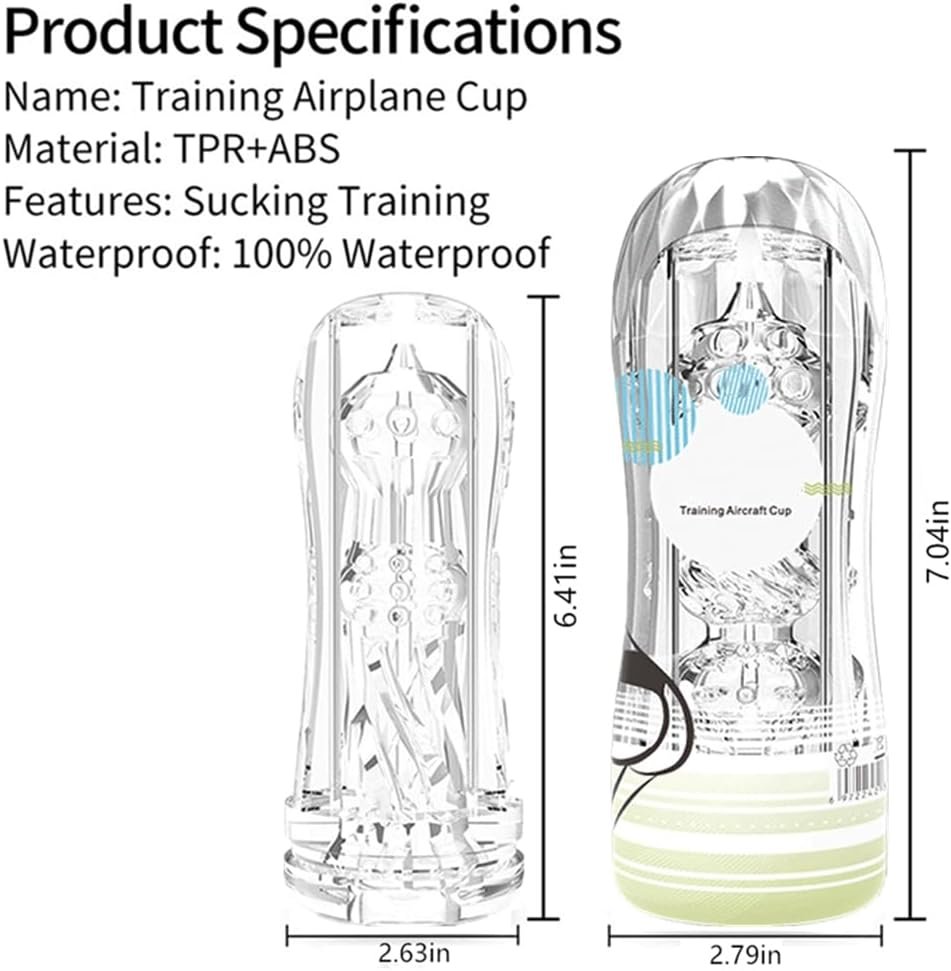 Male Masturbator Sex Toy for Men Reusable Handheld Sucking Extrusion Manual Male Masturbation Stroker Sleeve Stimulation Pocket Pussies Sex Sleeve Sex Toys for Men (Premium B)