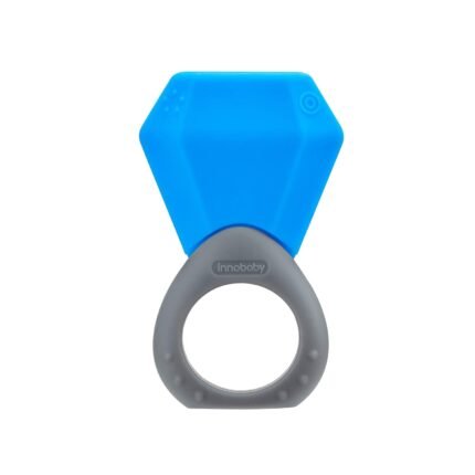 INNOBABY TEETHIN’ Smart Birthstone Ring TEETHER – December (Blue Topaz)