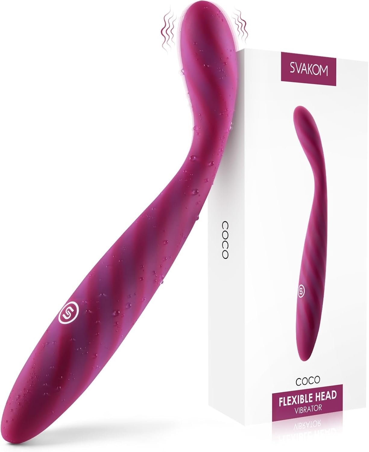 Couples Vibrator Adult Sex Toys – SVAKOM Toffee-like Smooth Soft Liquid Full Silicone Finger Vibrators, 5*5 Vibrations Female Clitoral Stimulator Nipple Toy Anal Vibe Dildo Personal Massager for Women