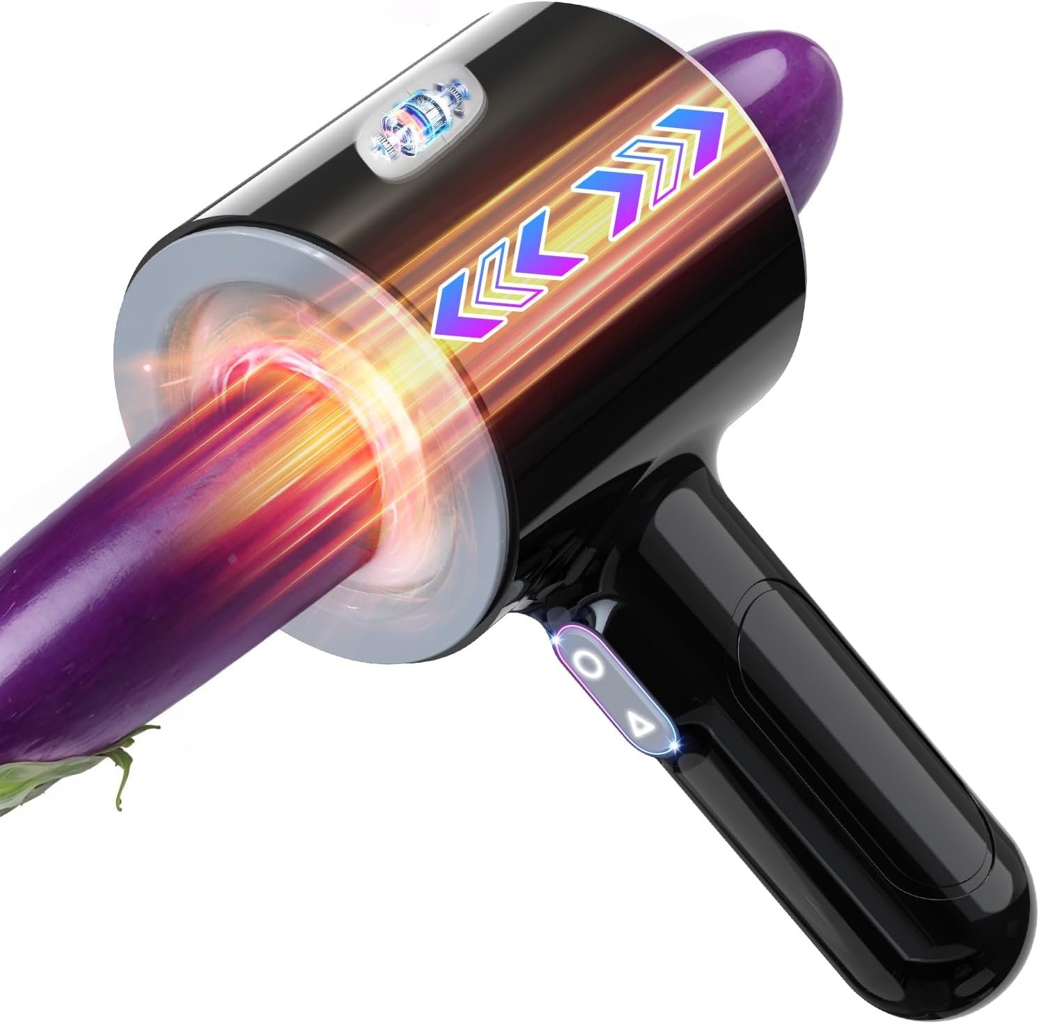 Automatic Male Masturbator Cup, 7 Thrusting & Vibrating Modes, Dual Open-Ended Design, Powerful Blowjob Stroker & Penis Massager, Premium Pocket Pussy Sex Toy for Men