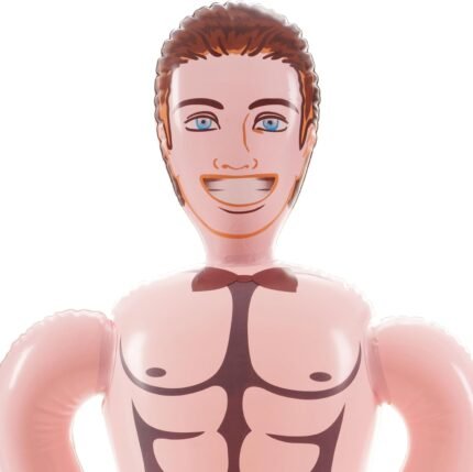 1 Pcs 59 Inch Blow up Figure Life Size Inflatable Blowup Mannequin Men Women Party Favor Dress up Costume for Halloween Birthday Party Decor (Man)