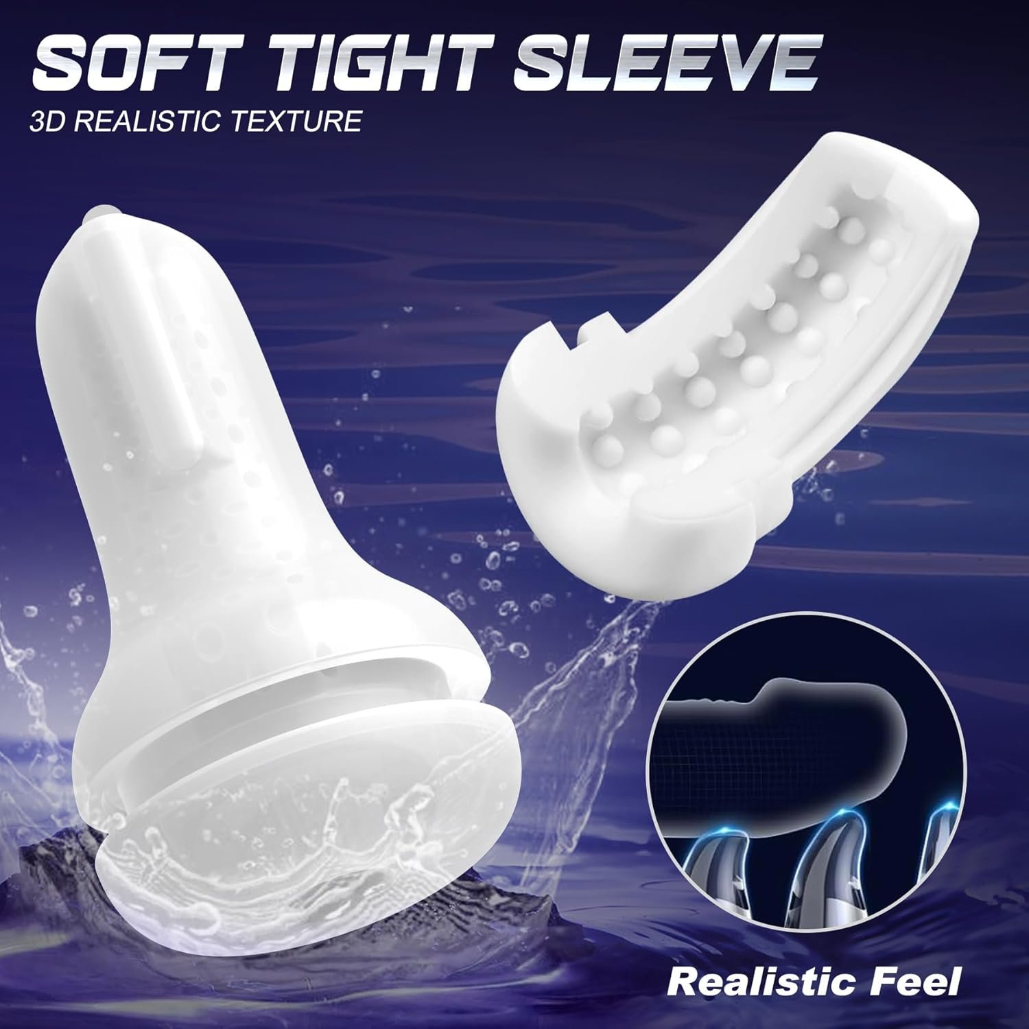 Automatic Male Masturbator Sex Toys for Men – ACUMUM Male Masterbator Blowjobsex Machine Sex Toy, Hands Free Masturbators Pocket Pussy Male Stroker with 5 Sucking & 10 Vibrating Modes