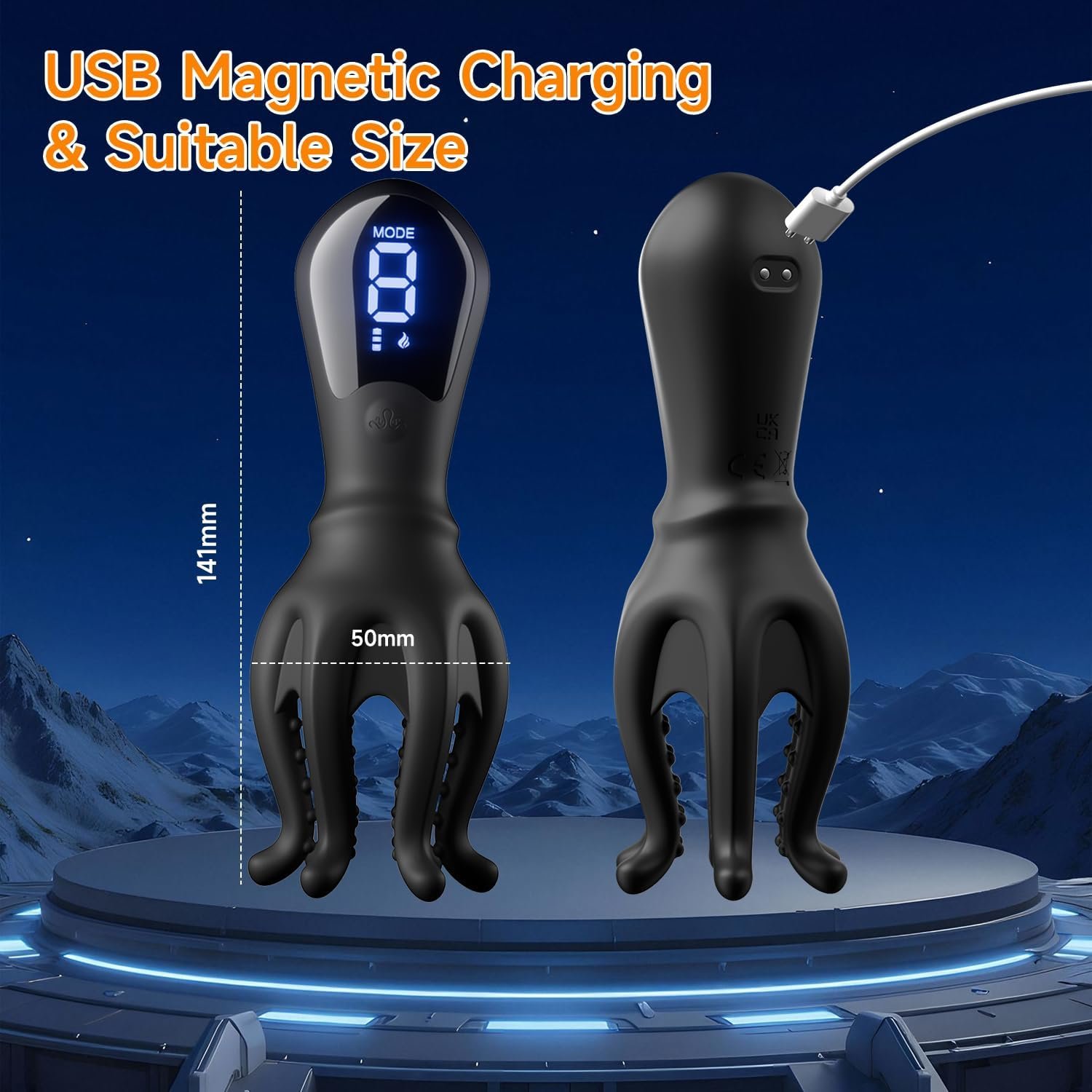 Automatic Male Masturbator, Mens Sex Toy with 9 Modes for Training Stimulation Increase Endurance, Male Masturbator Magnetic USB Charging, Adult Sex Toy for Men Women Couples