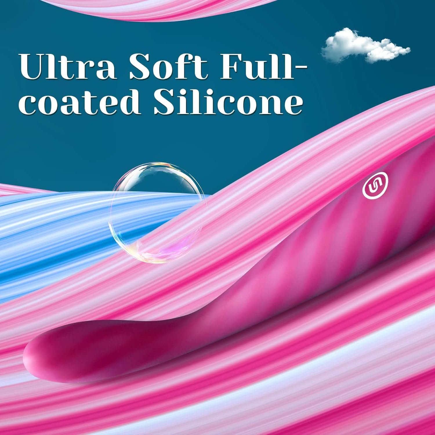 Couples Vibrator Adult Sex Toys – SVAKOM Toffee-like Smooth Soft Liquid Full Silicone Finger Vibrators, 5*5 Vibrations Female Clitoral Stimulator Nipple Toy Anal Vibe Dildo Personal Massager for Women