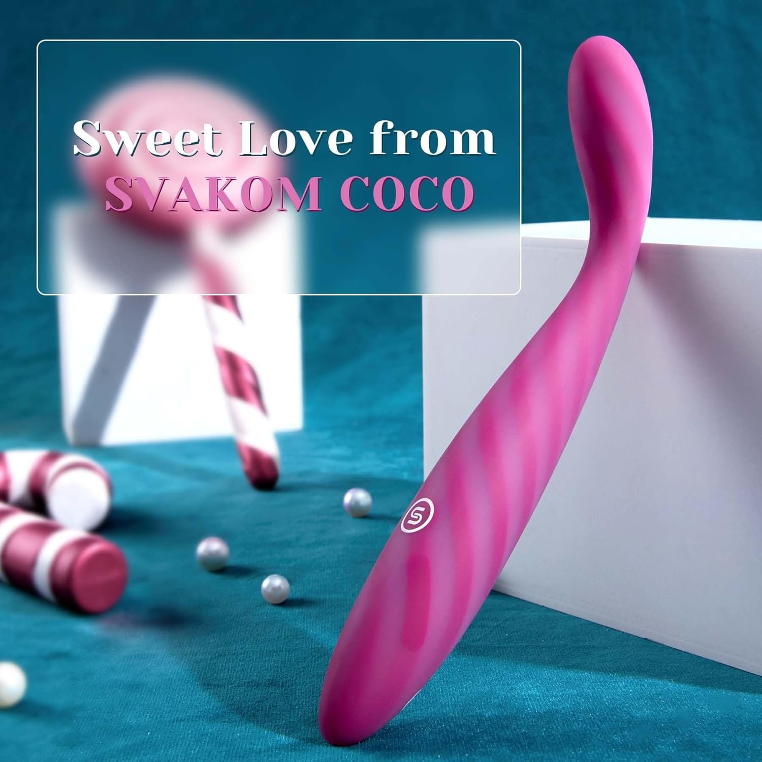 Couples Vibrator Adult Sex Toys – SVAKOM Toffee-like Smooth Soft Liquid Full Silicone Finger Vibrators, 5*5 Vibrations Female Clitoral Stimulator Nipple Toy Anal Vibe Dildo Personal Massager for Women