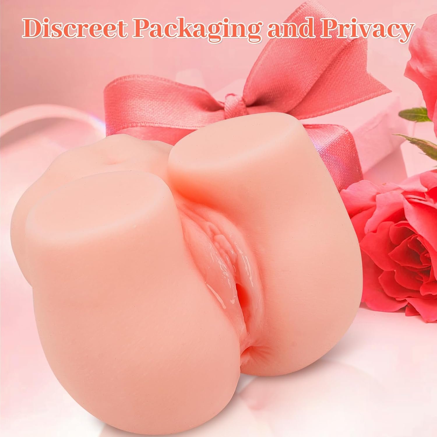 1.5LB Pocket Pussy for Men -Male Masturbators Sex Doll – Realistic Big Butt with Vagina Anal – 2-in-1 Lifelike Sex Toy for Intense Men’s Pleasure and Masturbation