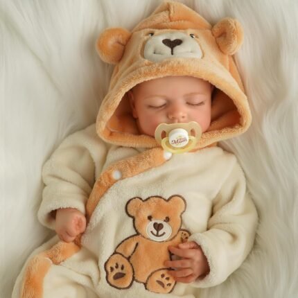 BABESIDE Reborn Baby Dolls, 20 Inches Soft Vinyl and Cloth Body Sleeping Realistic Baby Doll Boy, Lifelike Newborn Real Life Baby Doll with Toy Accessories Gift for Kids Age 3+