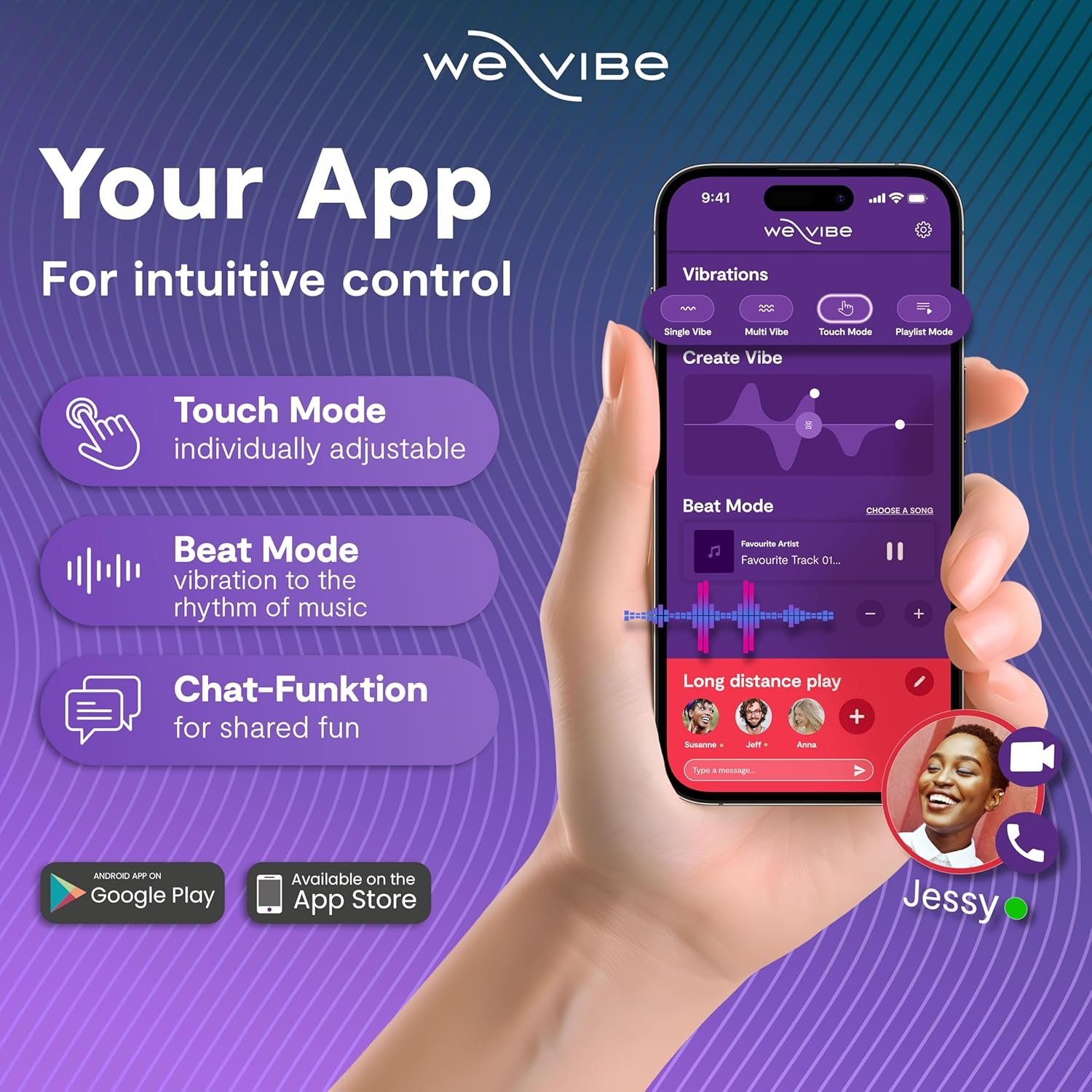 We-Vibe Sync O Couples Vibrator | Wearable Remote Control Vibrating Adult Toys | 10 Vibrations | App Controlled G Spot & Clitoral Stimulator | Vibrators for Women | Personal Massager Sex Toy | Green