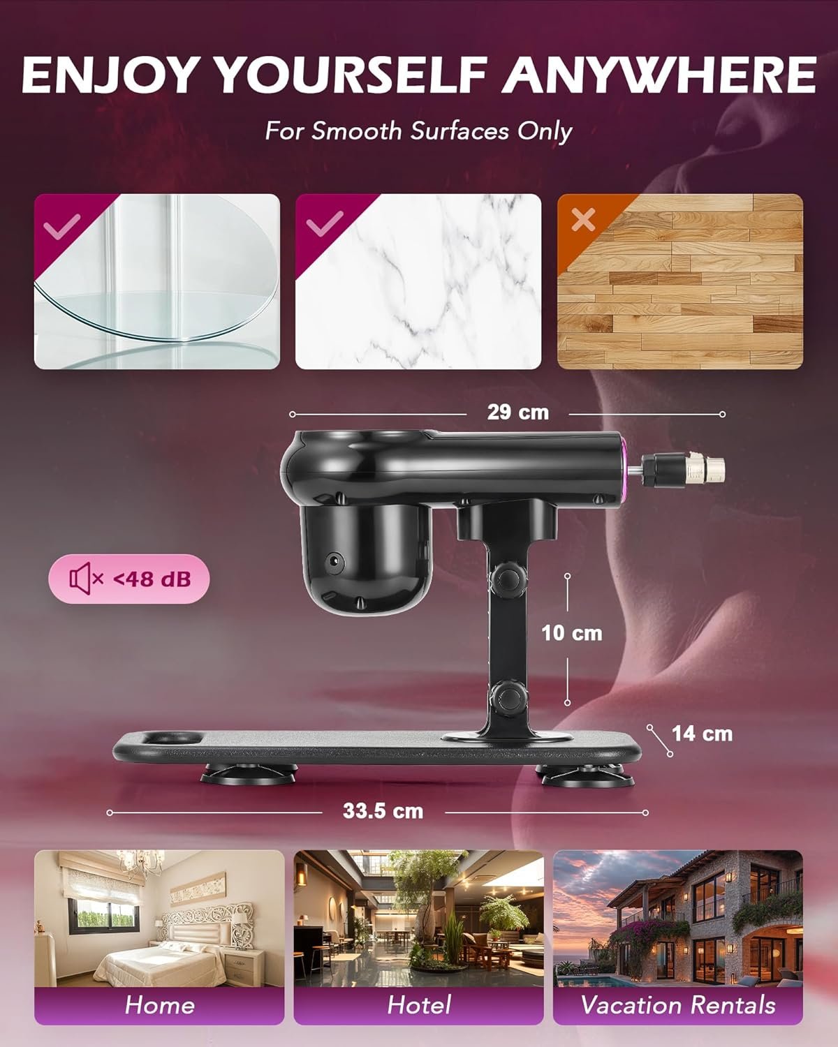 SENSUA Automatic Sex Machine, Thrusting Dildo Machine with 7 Attachments & Remote Control for Women Men Couples, Adult Sex Toys Machine for Vaginal Anal Massage Masturbation