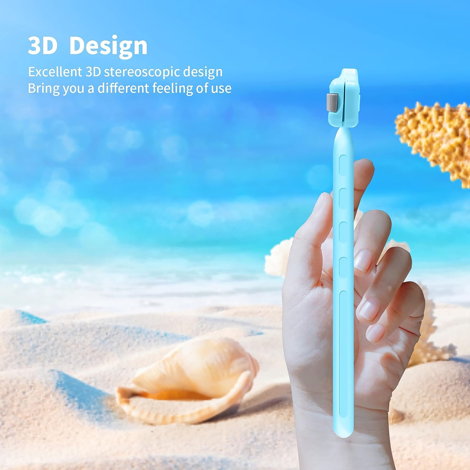 wellhouse Waterproof Phone Pouch, Waterproof Phone Case for iPhone 16 15 14 13 12 Pro Max XS Samsung, IPX8 3D Cellphone Dry Bag Beach Essentials (1 Pack – Light Blue7.0, 7 inch)