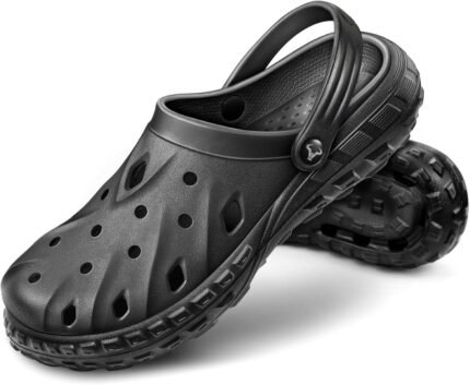 BULLIANT Men Clogs,Comfortable Mules Sandals for Men Women Cushioned Footbed Arch Support-EVA Ligthweight